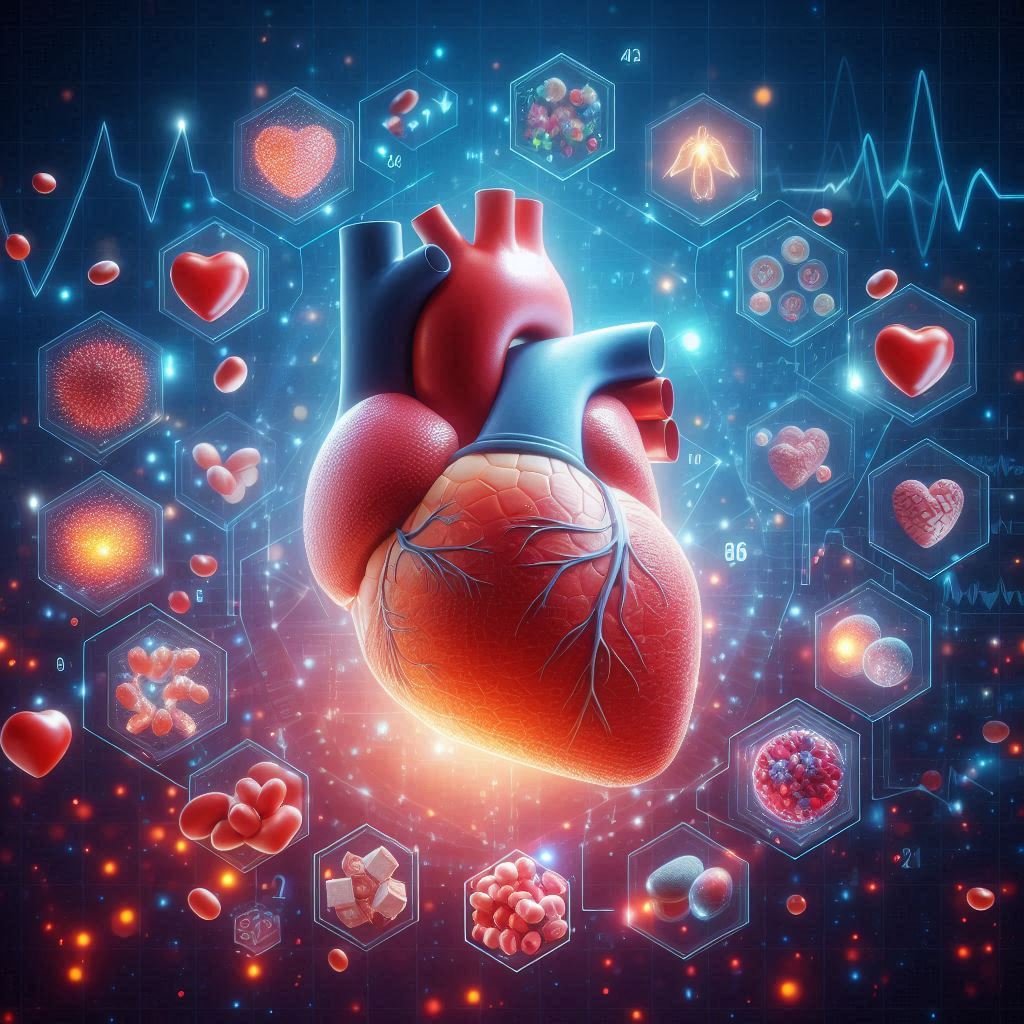 human heart with Triglycerides and Boost Heart Health